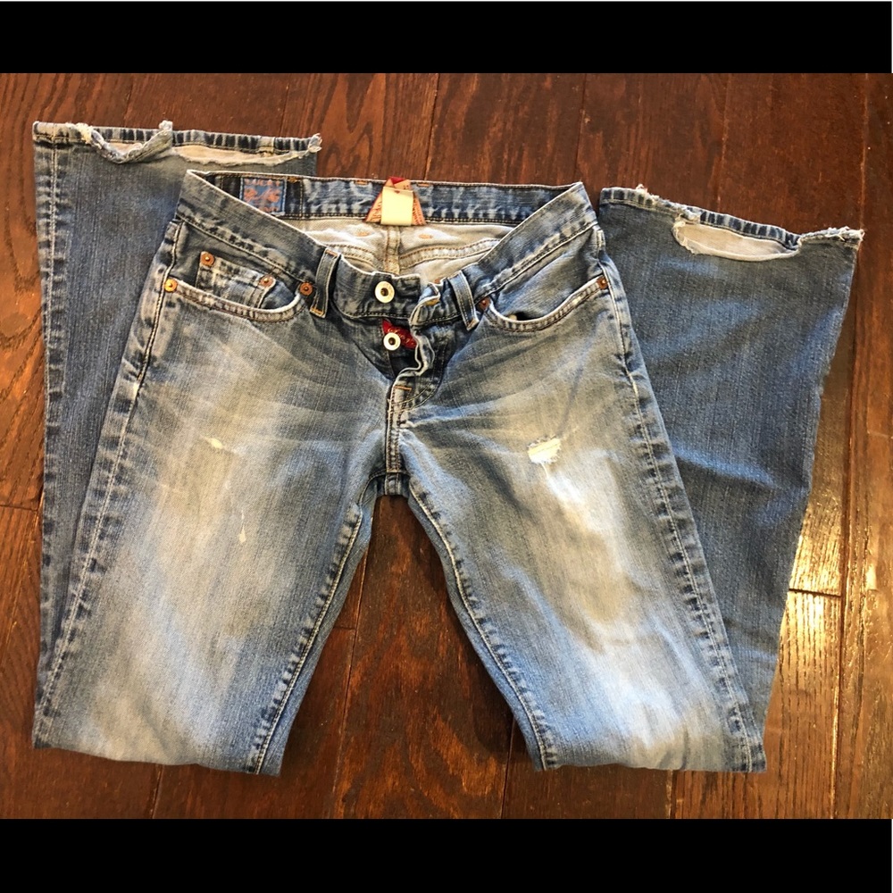 Lucky Brand distressed bootcut Jean